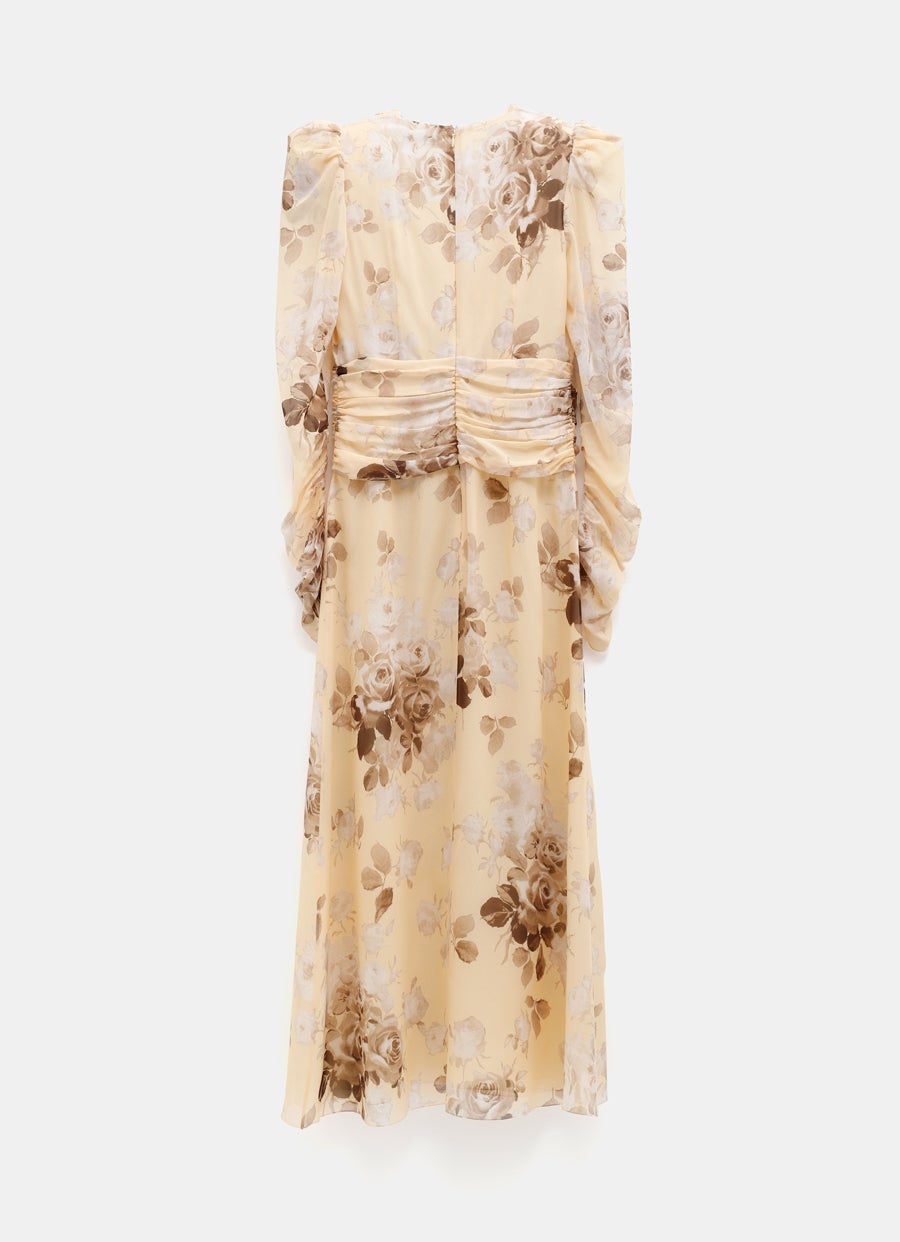 Floral Print Midi Dress