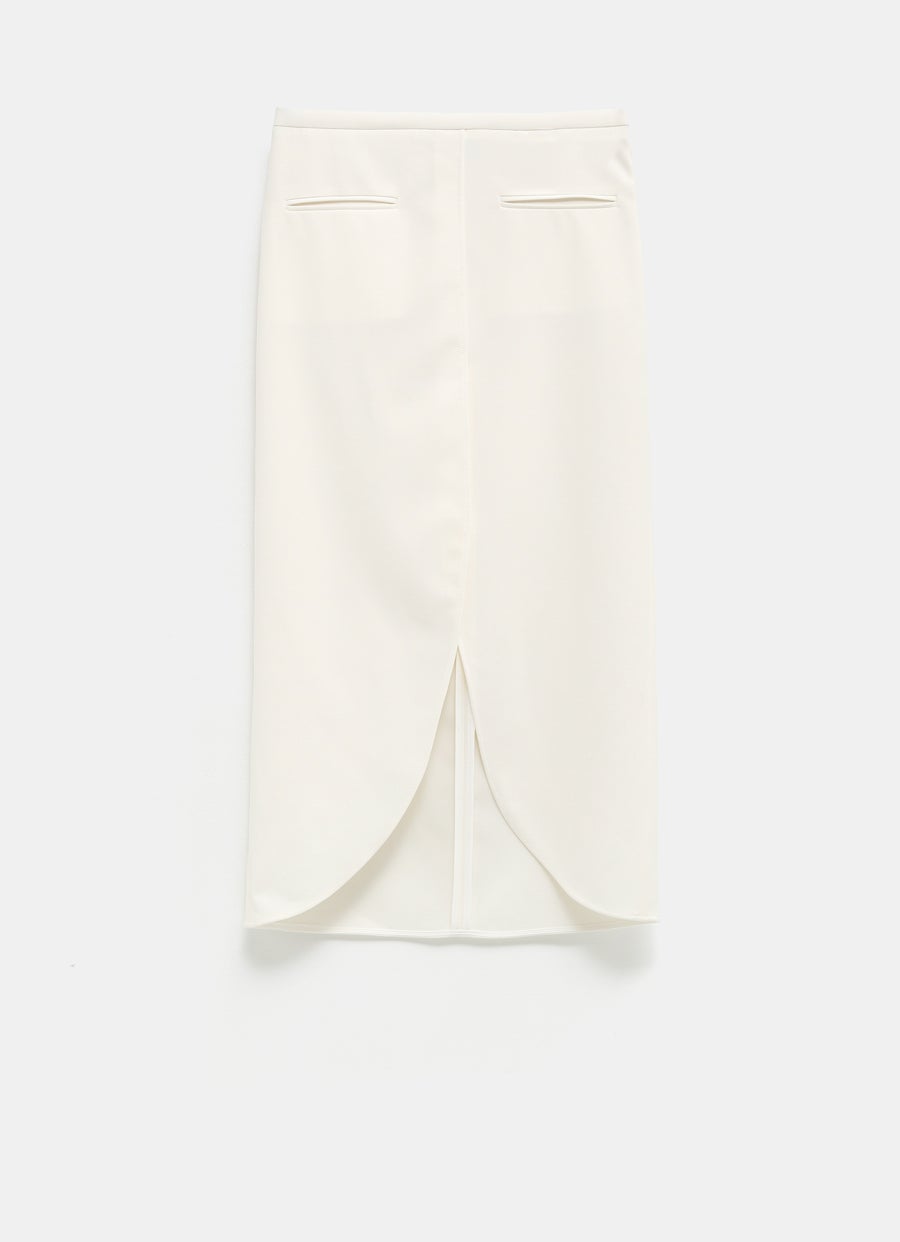 Ellipse Tailored Long Skirt