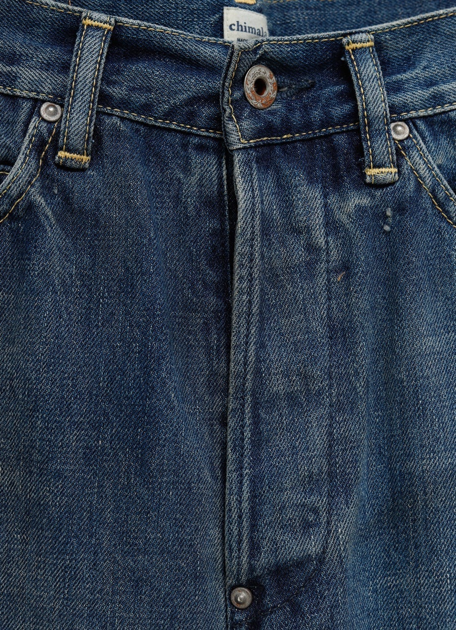 Selvedge Denim Narrow Straight Cut Jeans