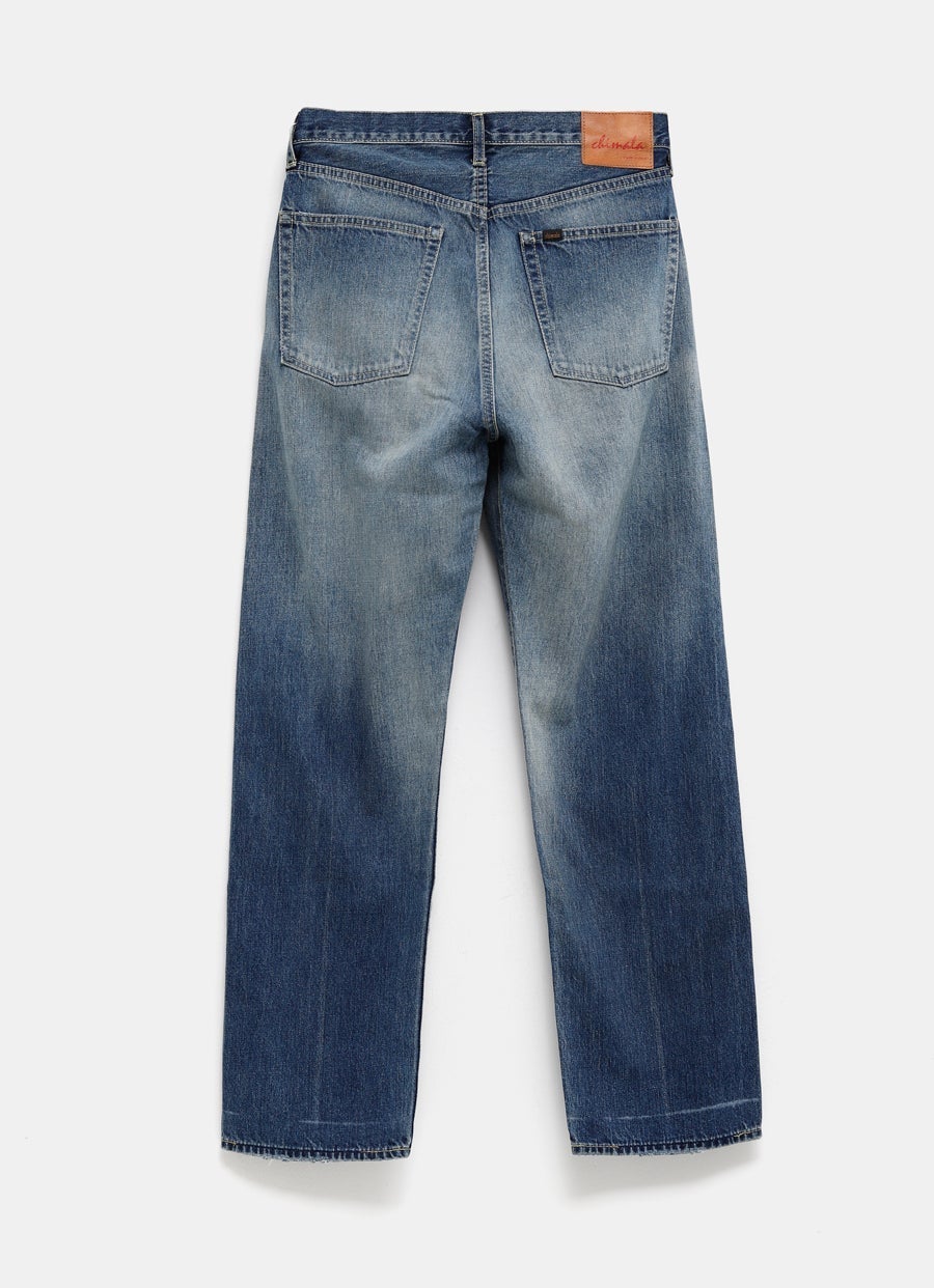 Selvedge Denim Vintage Straight Cut Jeans for Wome