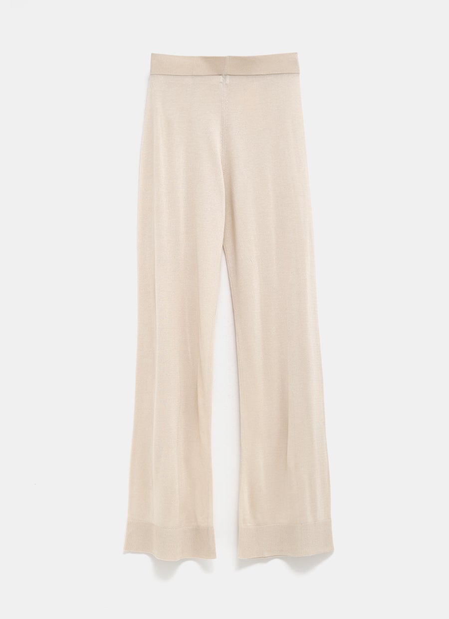 Wide Knit Trousers