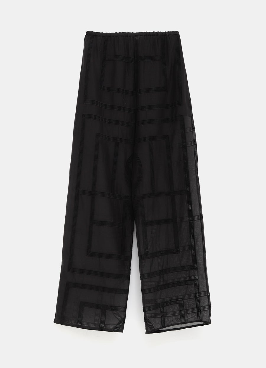 Monogram Crochet PJ Bottoms