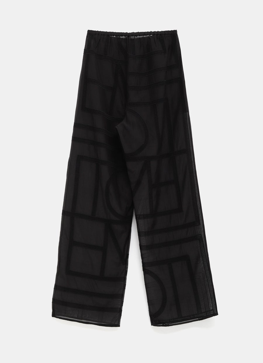 Monogram Crochet PJ Bottoms