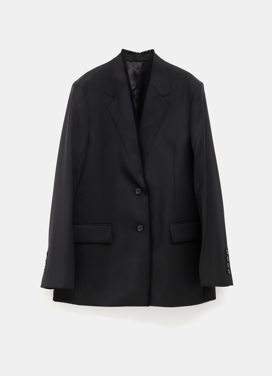 Raw Lapel Jacket