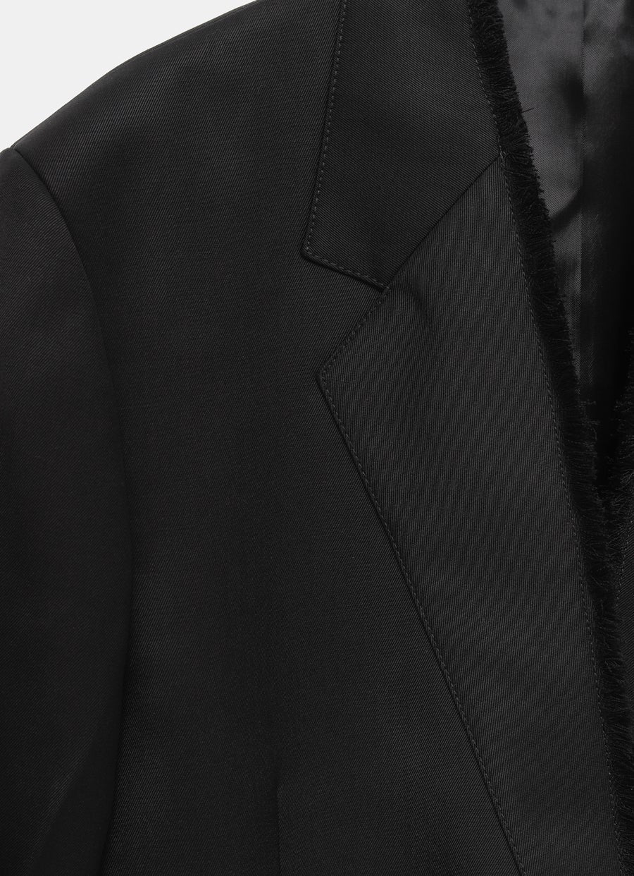 Raw Lapel Jacket