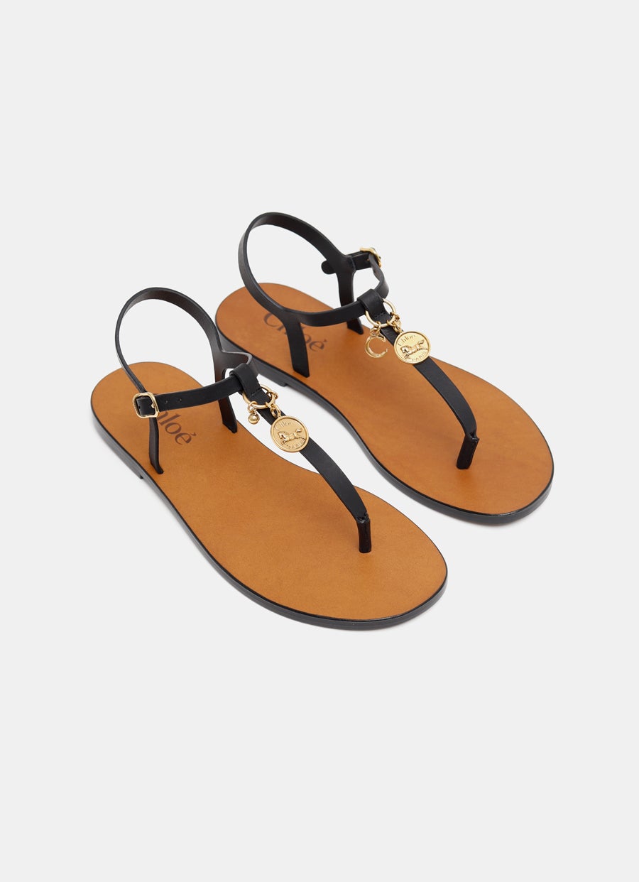 Flat Sandal with Charms