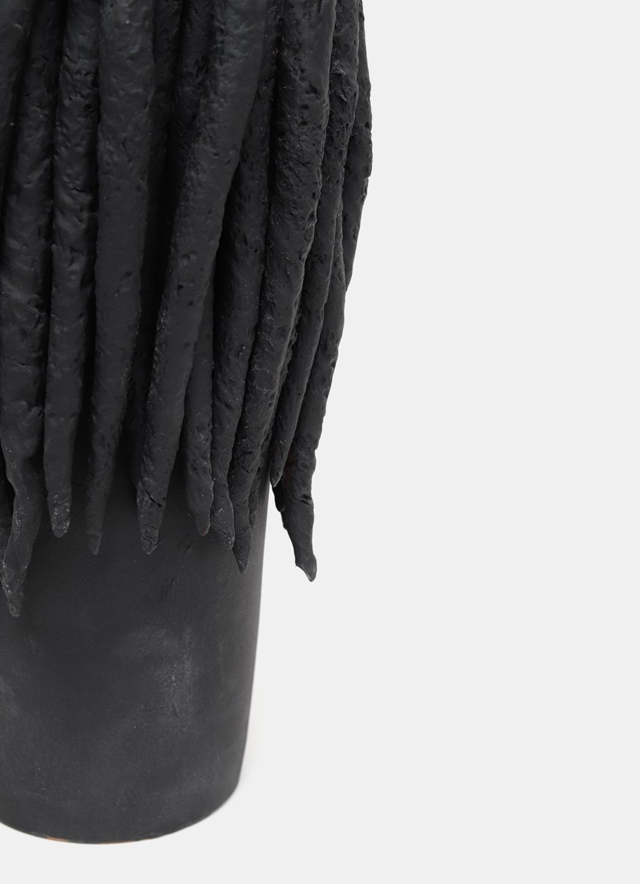 Clay Dreadlocks Long Vase