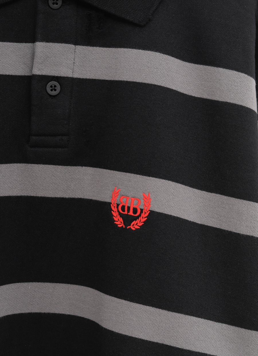 Laurel Classic Long Sleeve Oversized Polo for Men