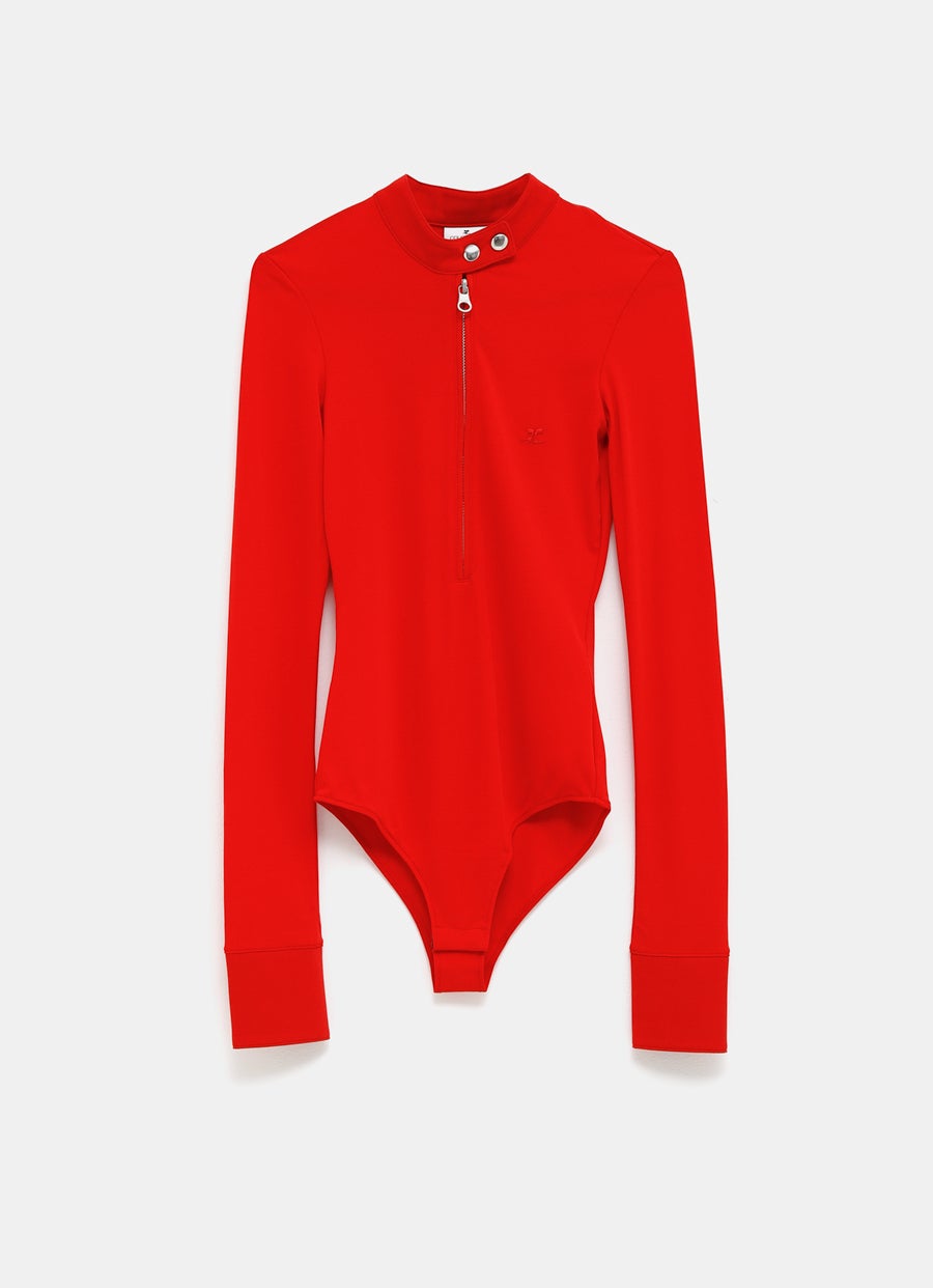 Biker Zipped Bodysuit