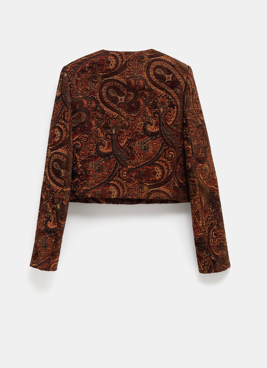 Paisley Jacquard Jacket