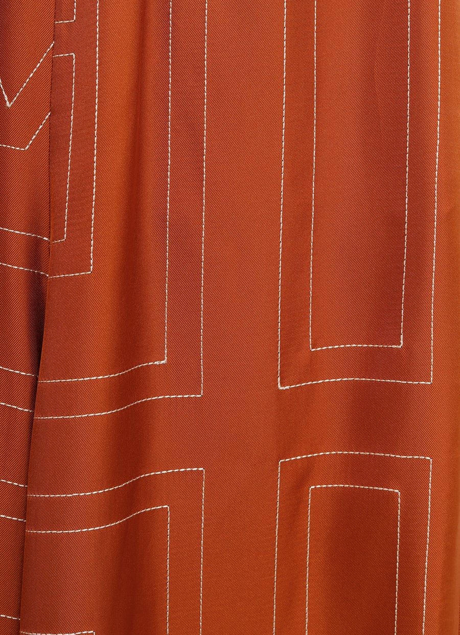Monogram Silk PJ Bottoms
