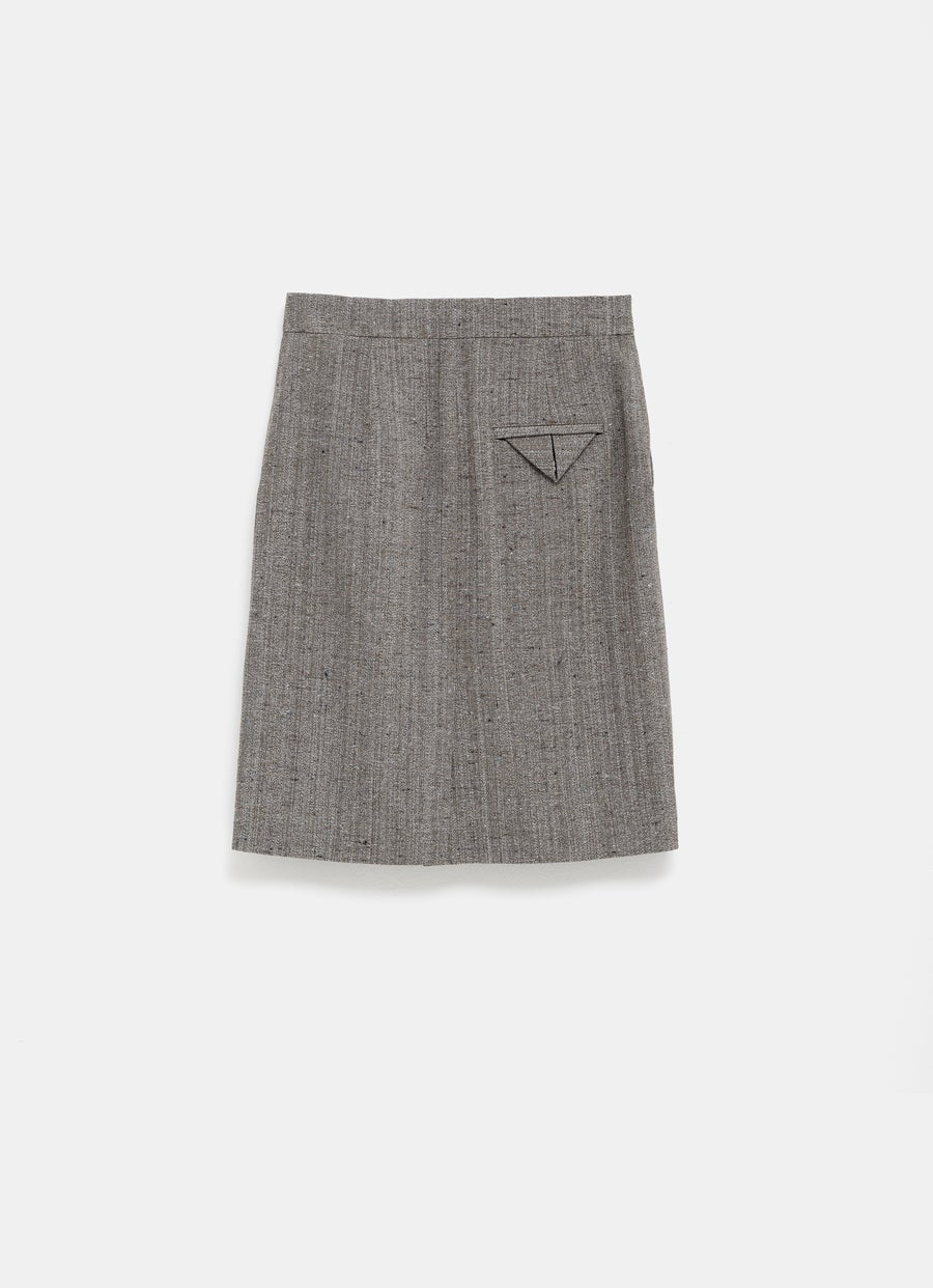 Viscose and Silk Skirt