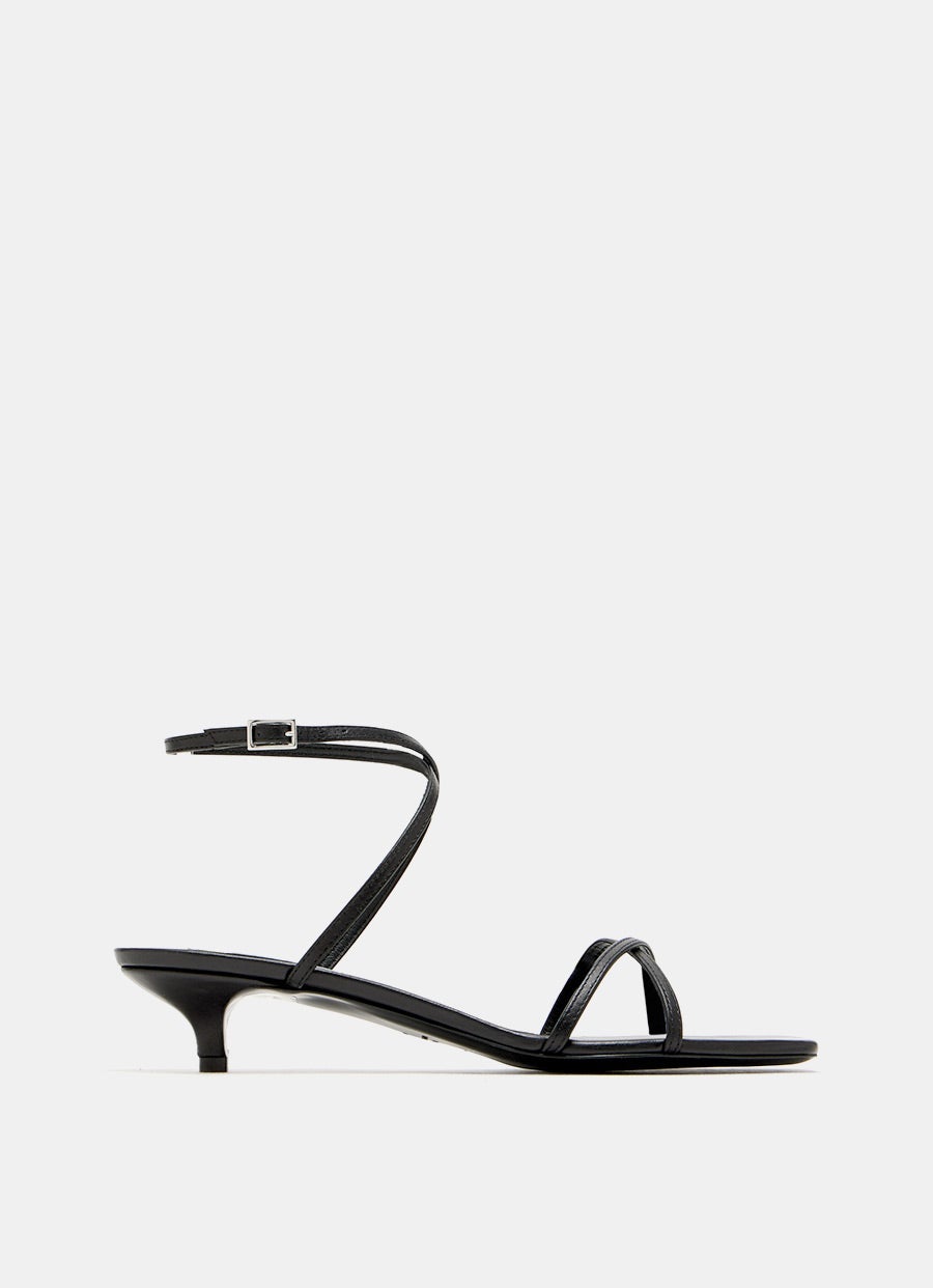 Leather Crossover Sandal