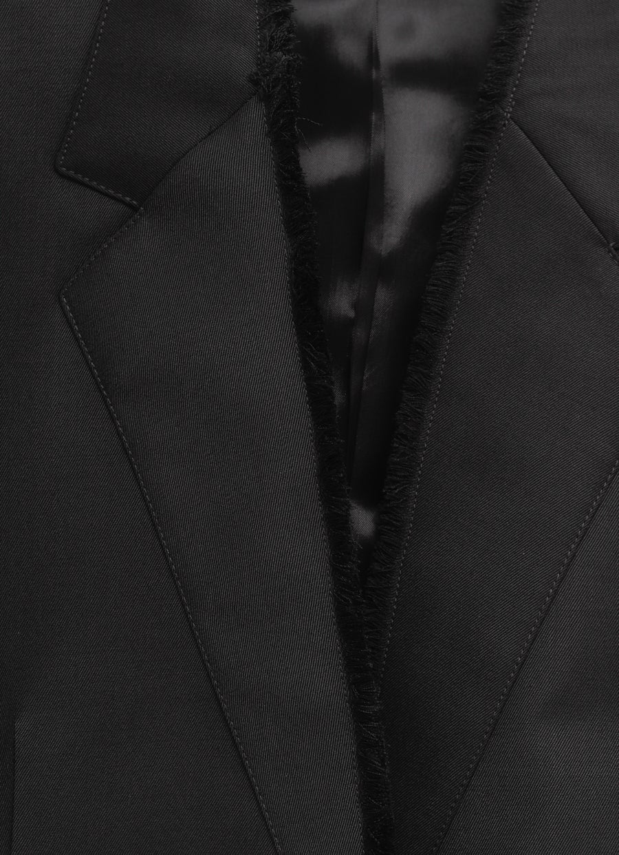 Raw Lapel Jacket