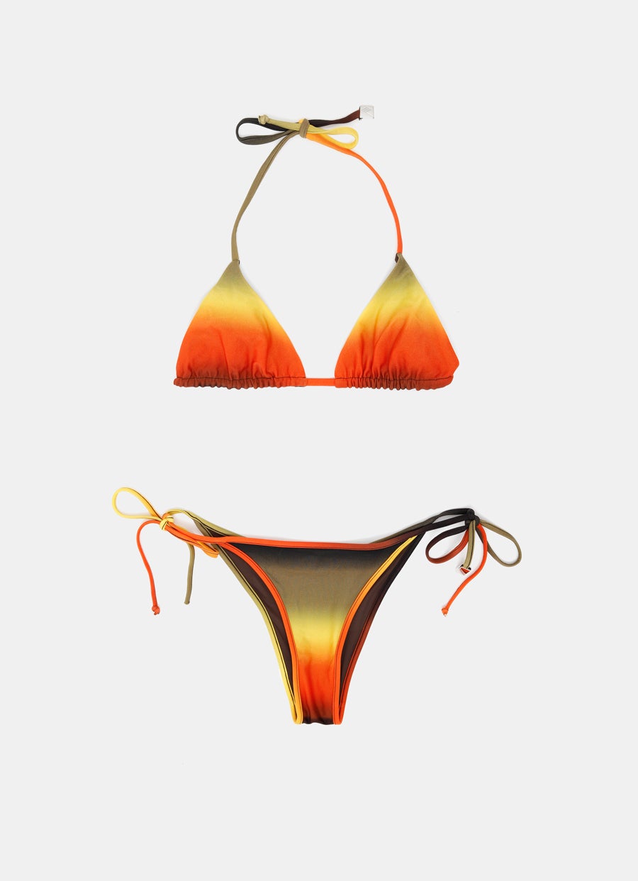 Multicolored Bikini Set