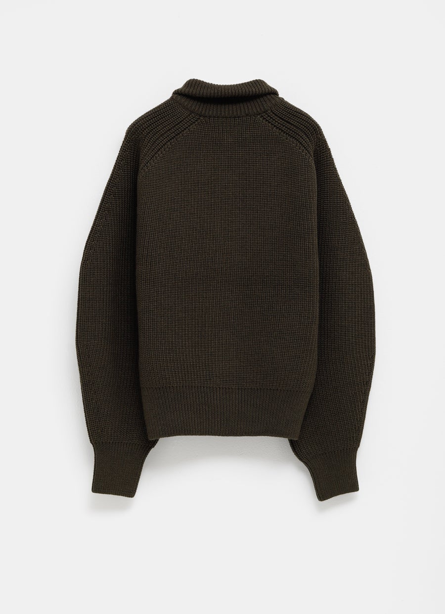 Merino Zipped Cardigan for Men
