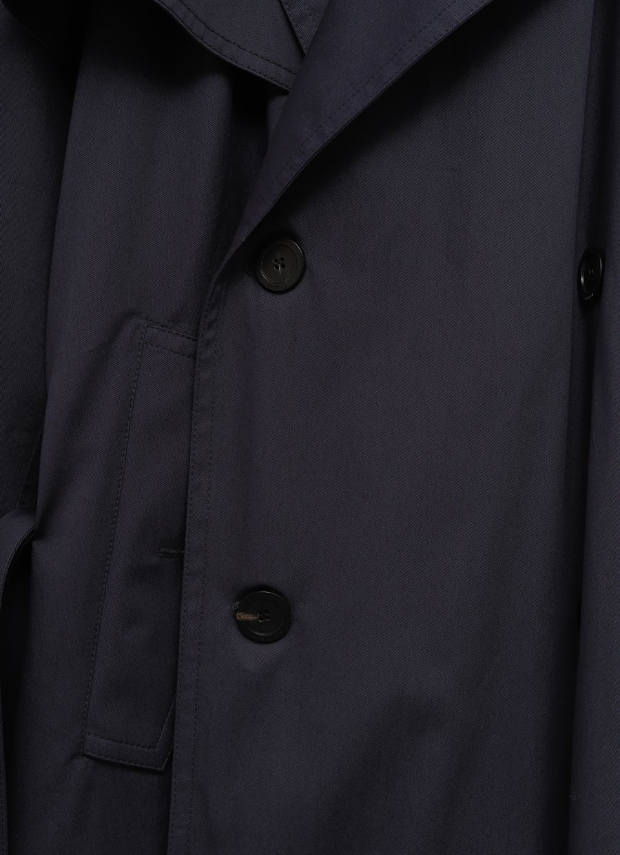 Draped Neck Trench