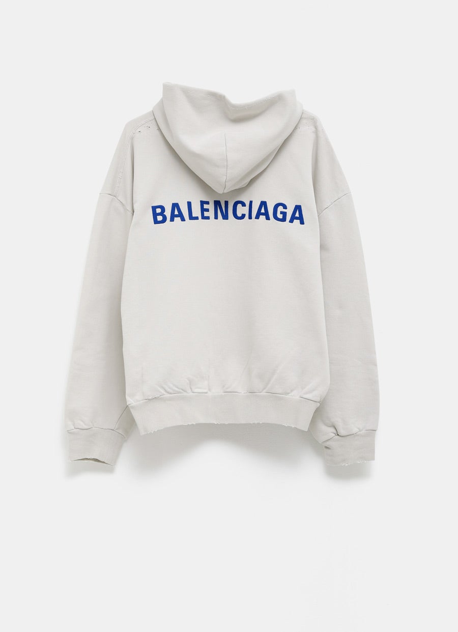 Balenciaga Back Zip-Up Hoodie