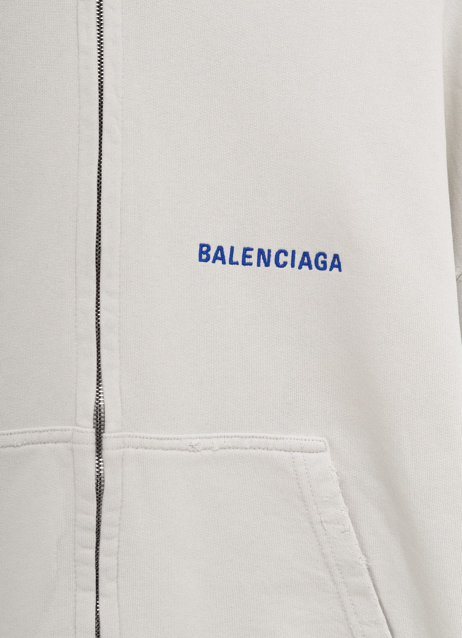 Balenciaga Back Zip-Up Hoodie