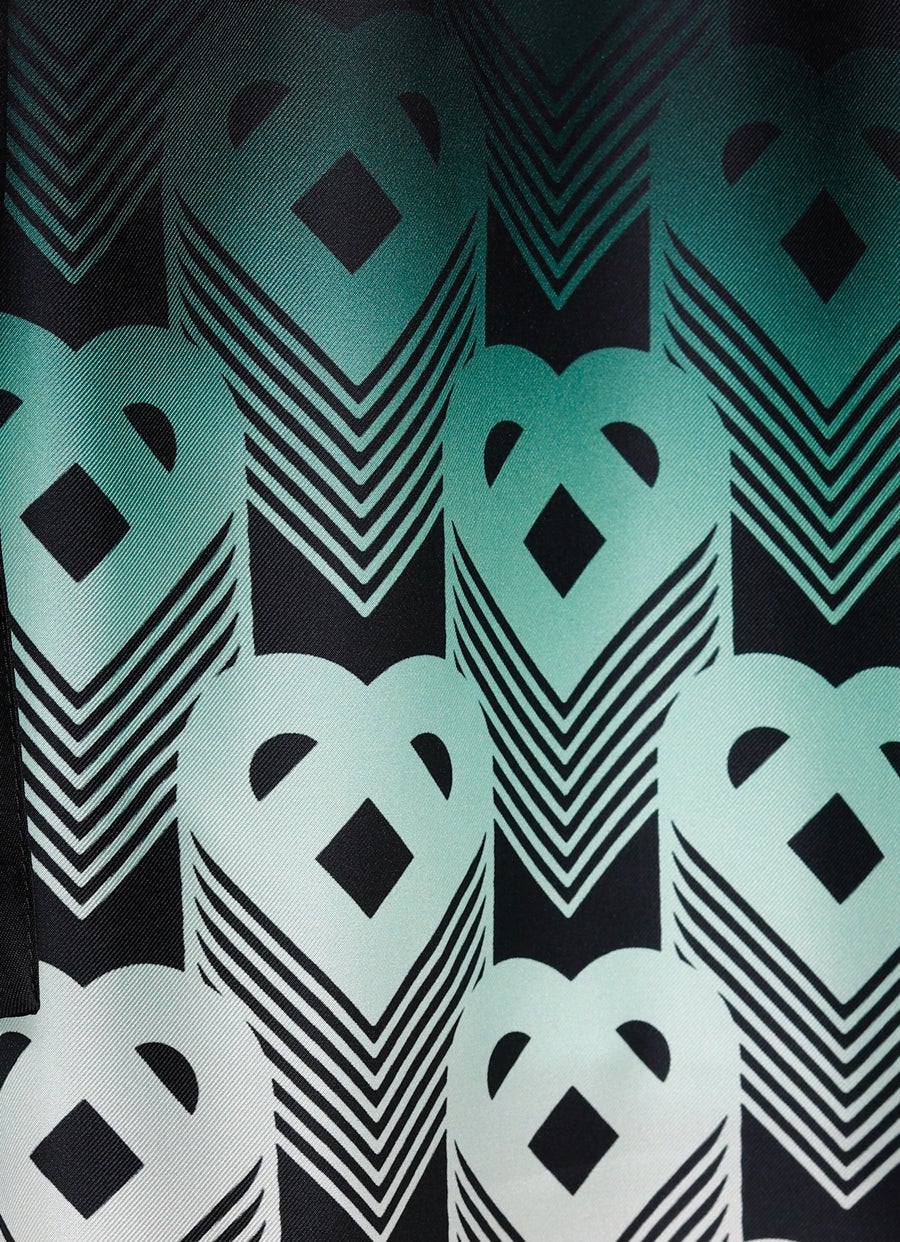Gradient Monogram Silk Shorts