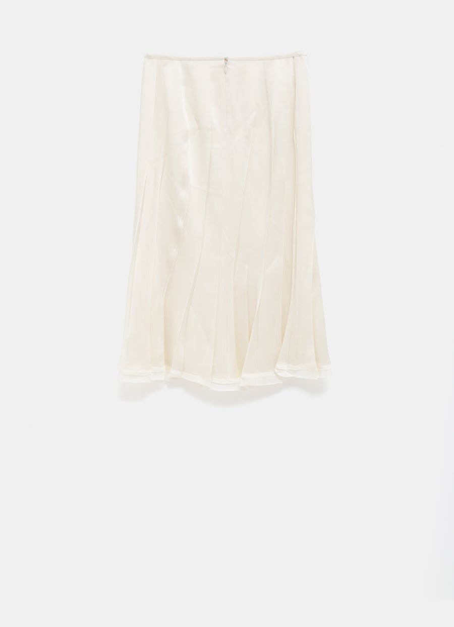Envers Satin Flared Skirt