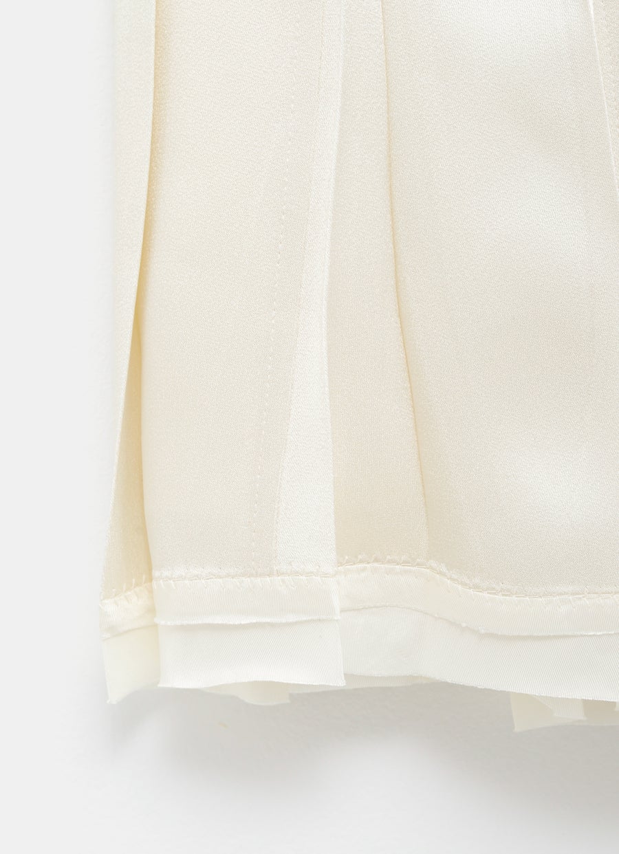 Envers Satin Flared Skirt