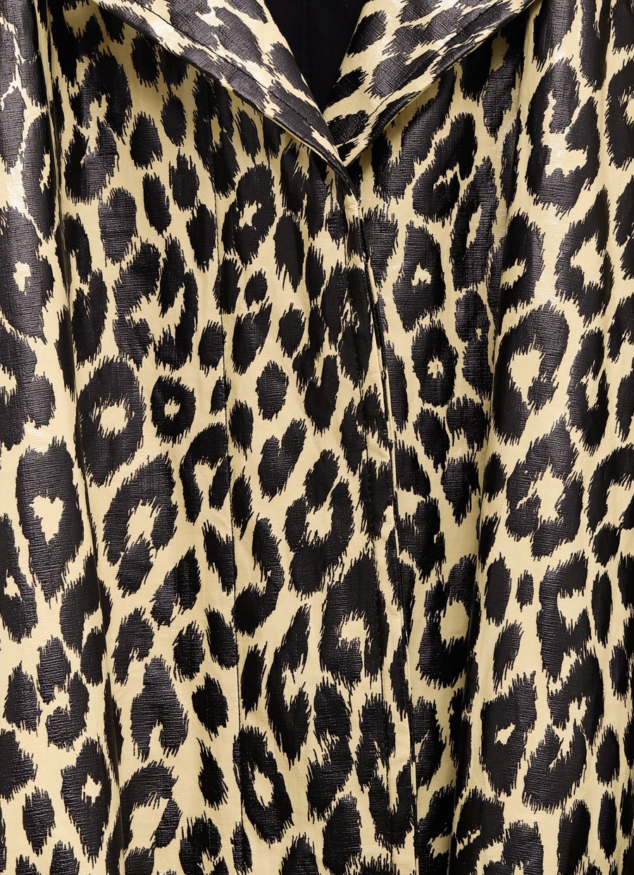 Leopard Trench Coat