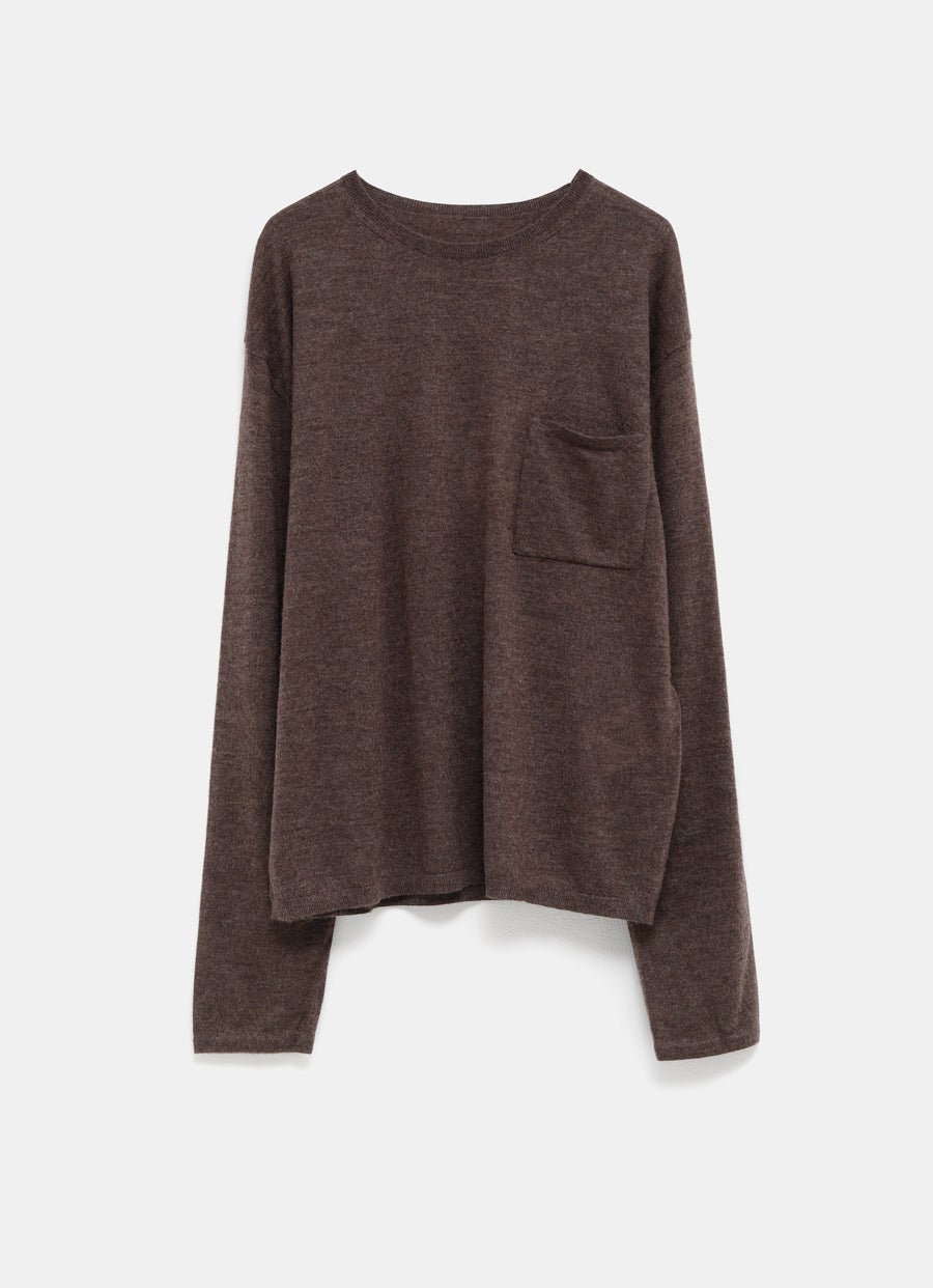 Crewneck Cashmere Jumper for Men