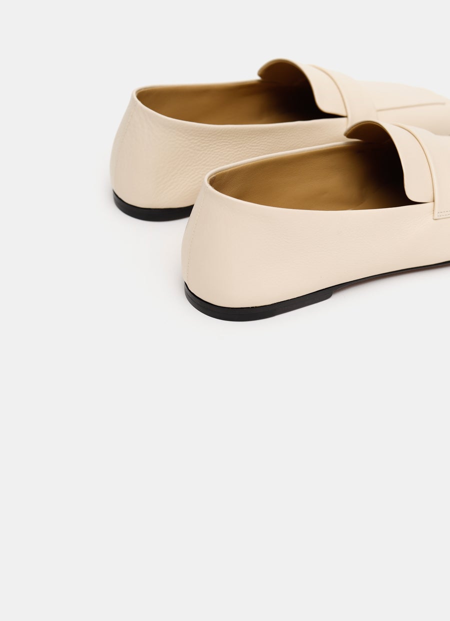 Leather Square Loafer