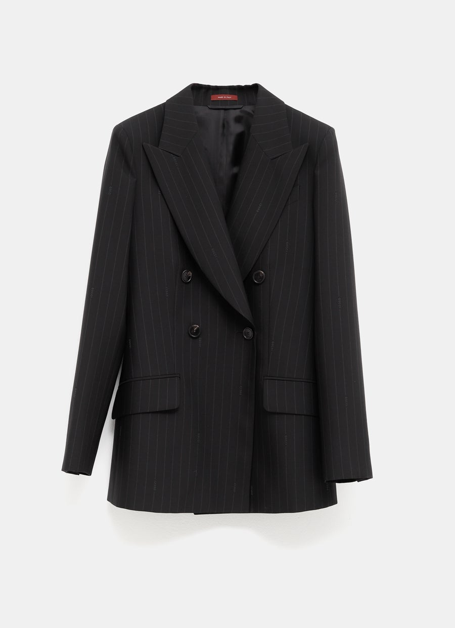 Pinstripe Tailored Jacket