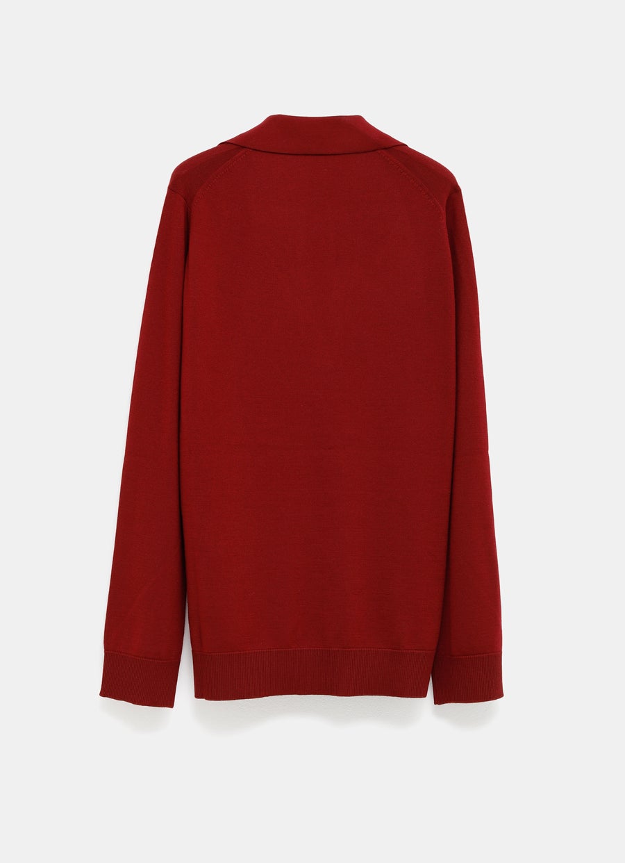 Long Sleeve Polo Top