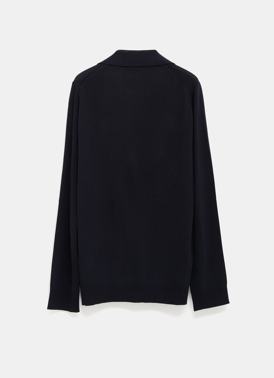 Long Sleeve Polo Top