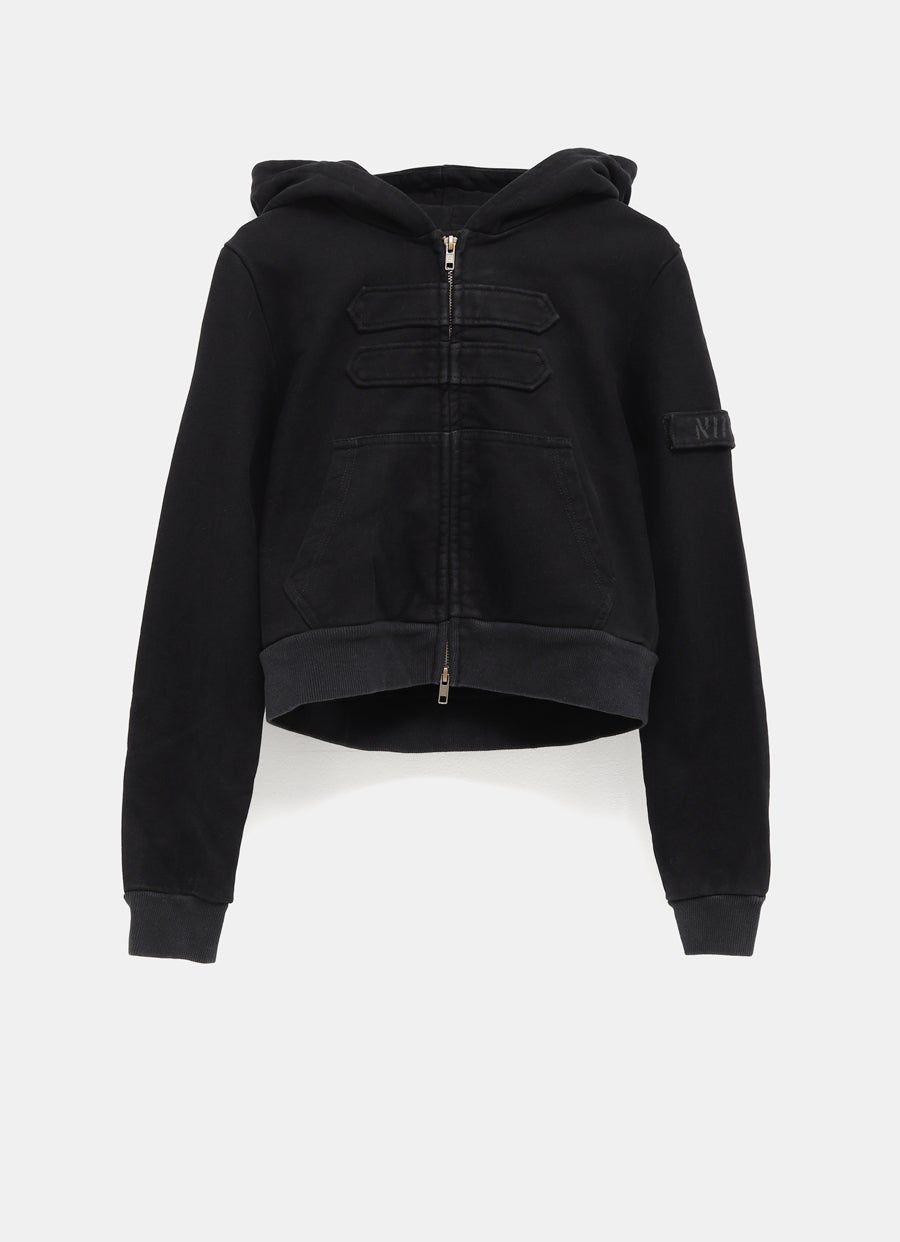 Combat Crop Hoodie