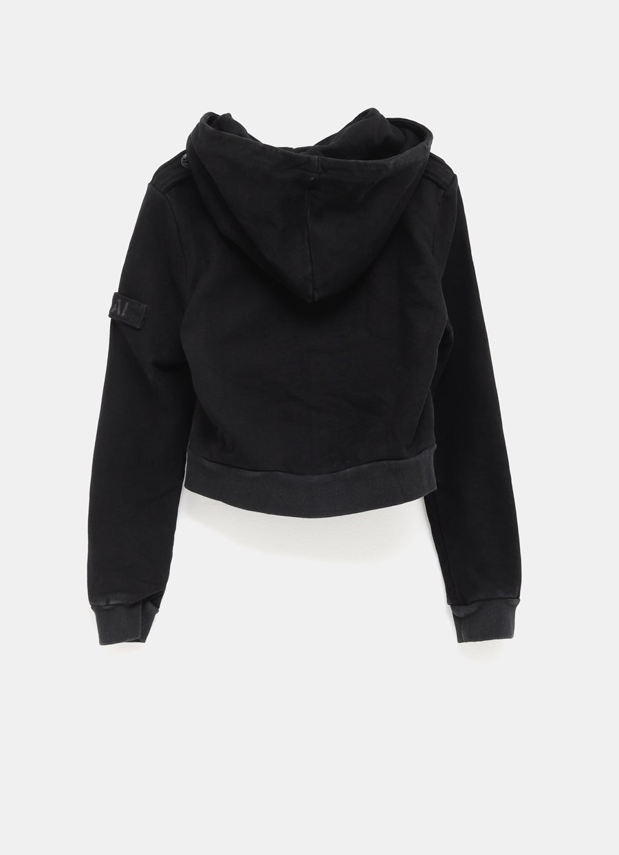 Combat Crop Hoodie