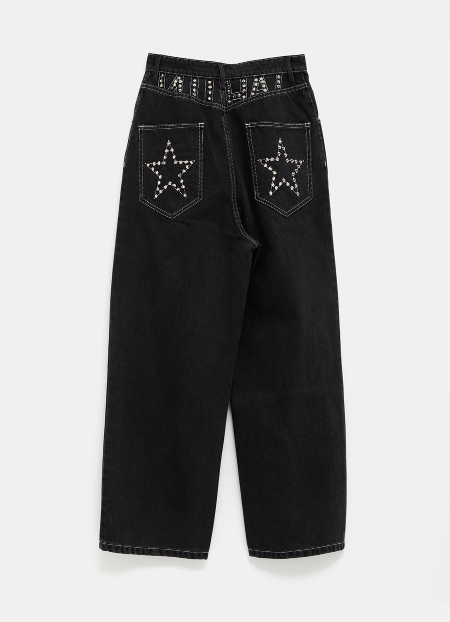 Baggy Jeans with Studs