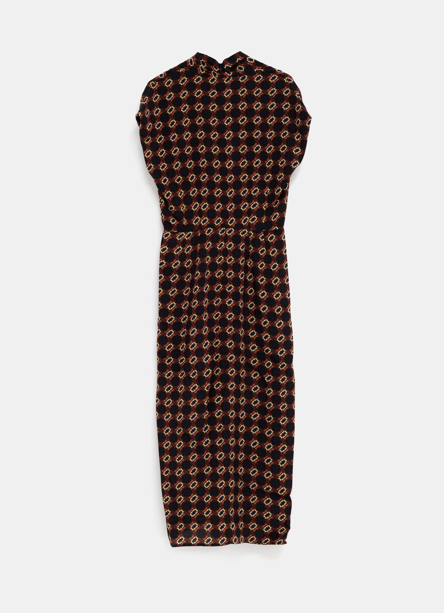Draped Midi Dress