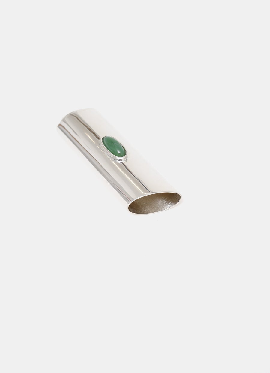 Cyclops Lighter Case with Jade Stone
