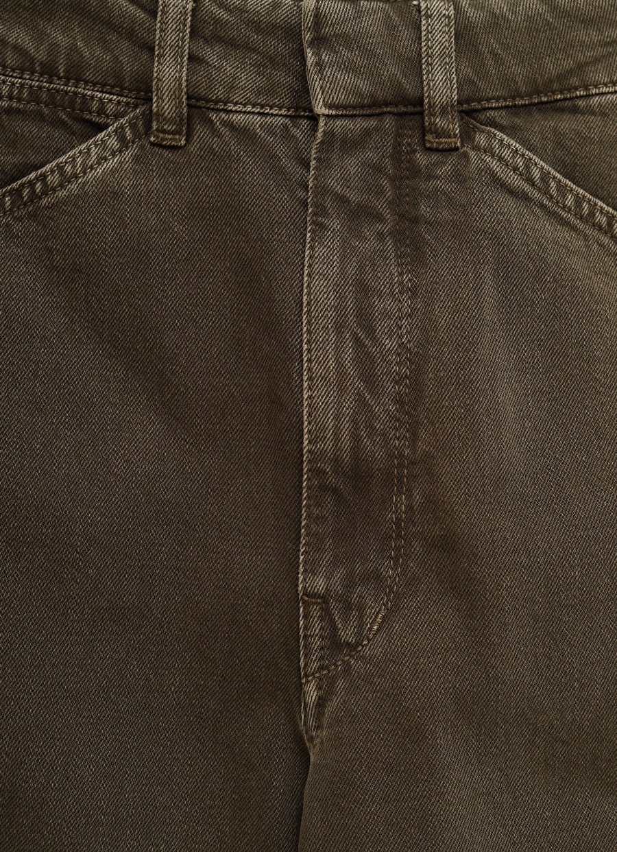 High Waisted Curved Pants