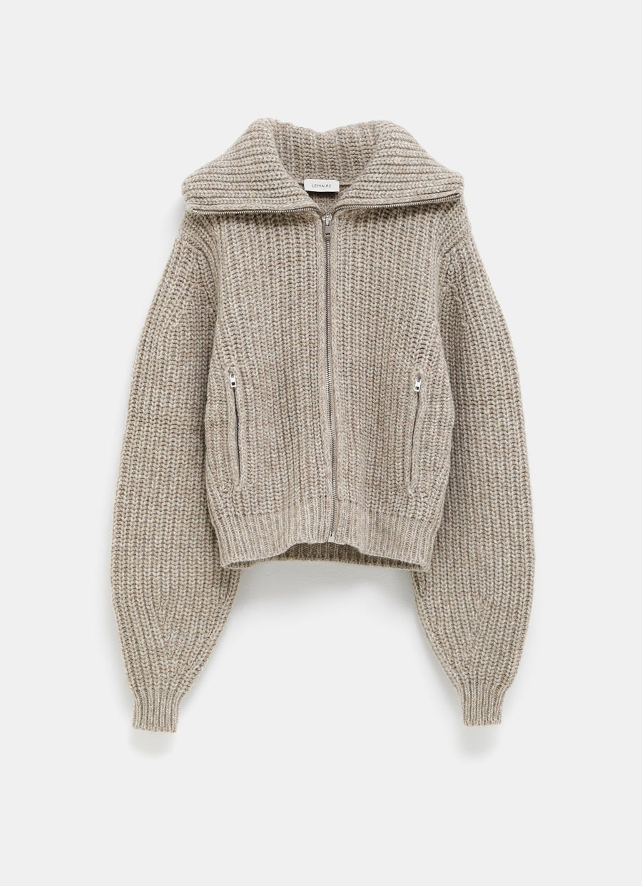 Zipped Cardigan