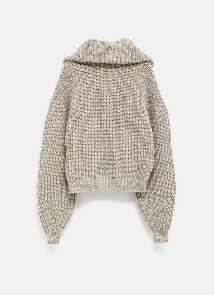 Zipped Cardigan