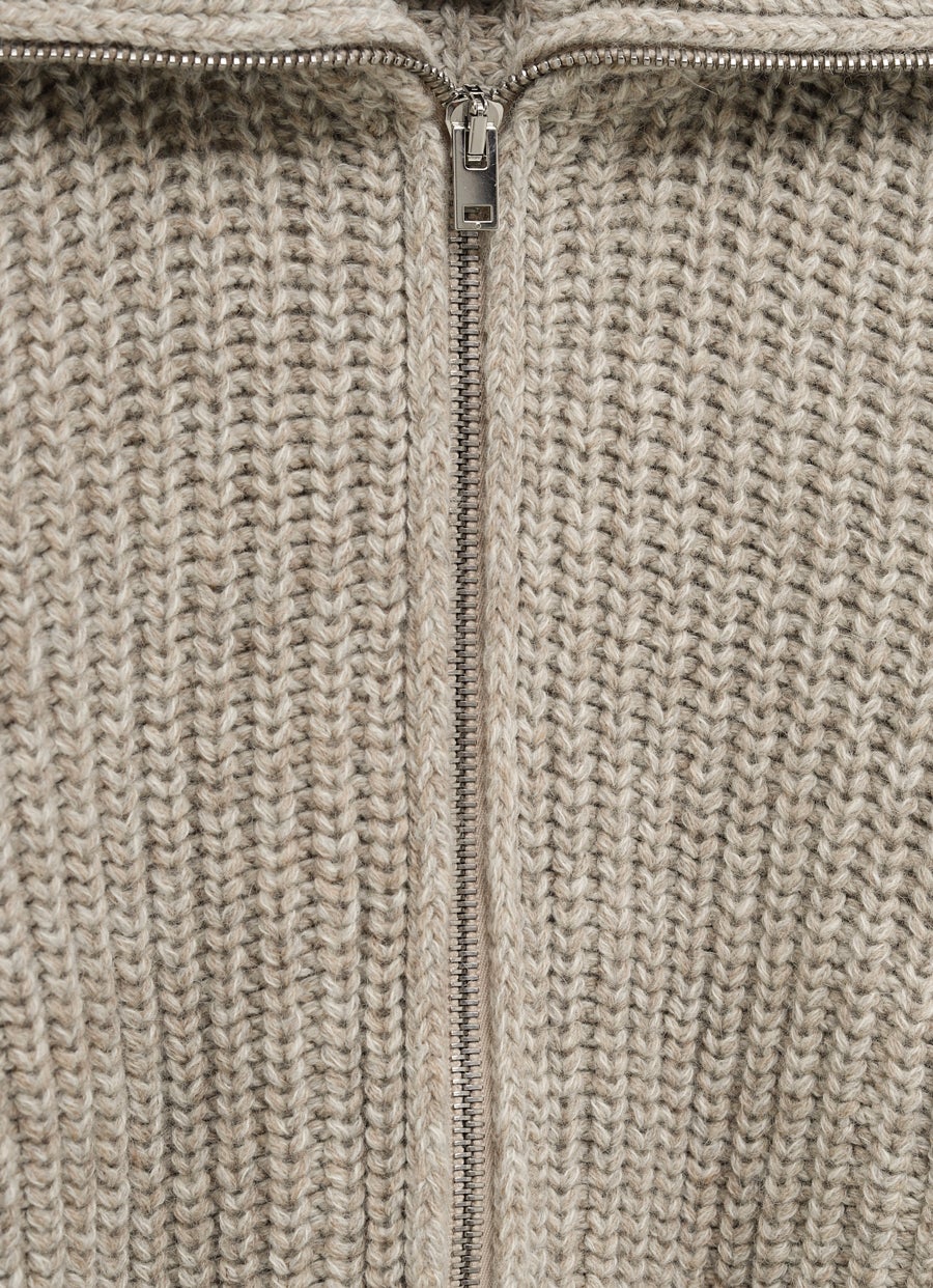 Zipped Cardigan