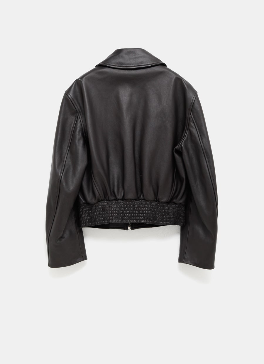 Boxy Leather Jacket