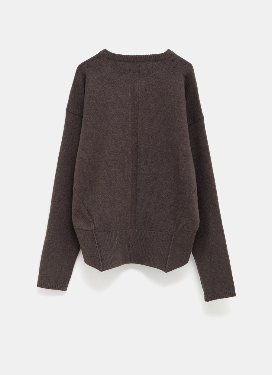 Curved Hem Sweater