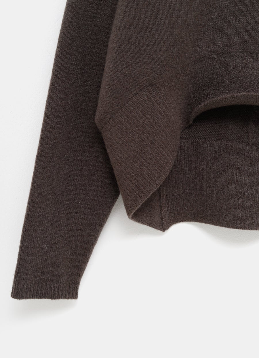 Curved Hem Sweater