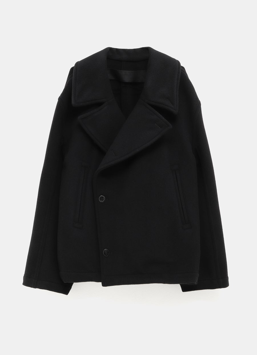 Boxy Peacoat for Men