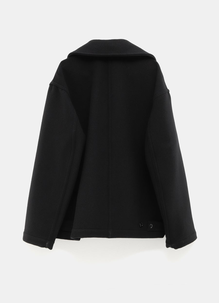 Boxy Peacoat for Men