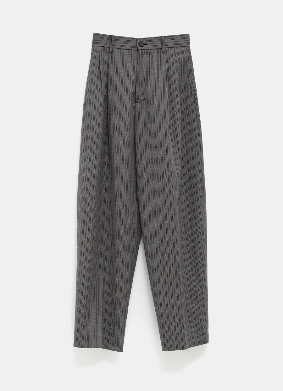 Double Pleated Wide Pants