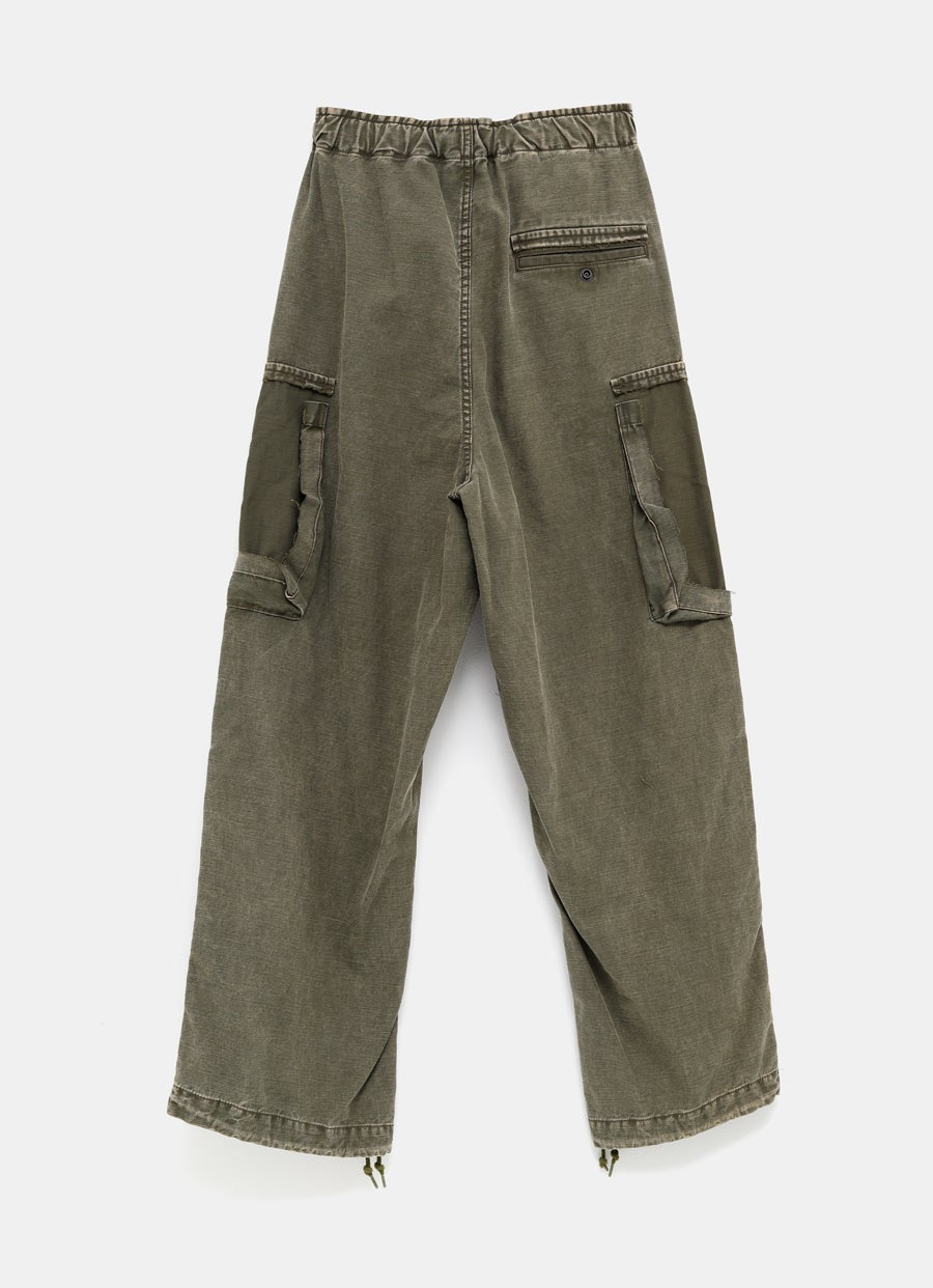 Cotton Satin Cargo Pants for Men
