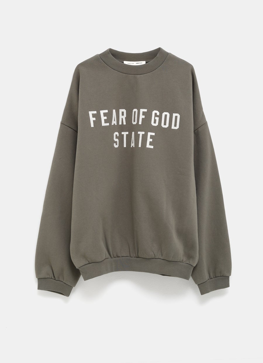 90s Fit Fleece Crewneck for Men
