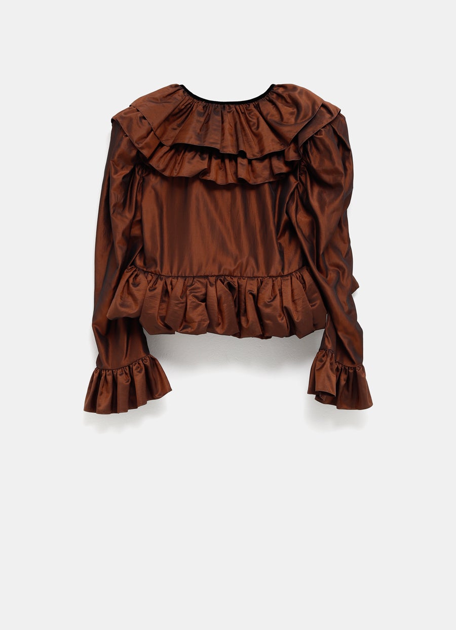 Ruffled Crop Top